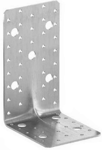 Уголок крепежный усиленный 114х174х95х3 мм HT170 Holz Technic, оцинкованная сталь - фото